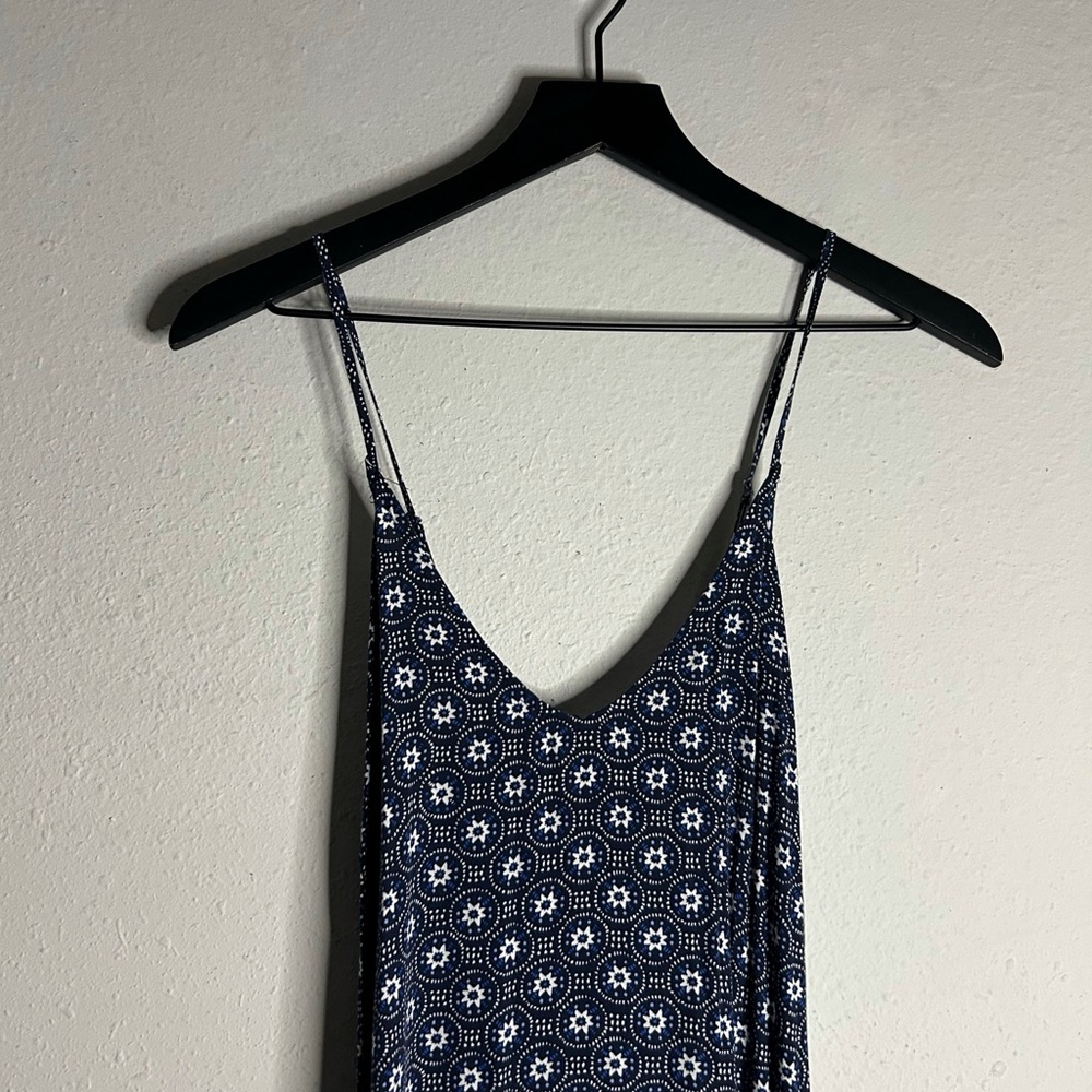 Old Navy Navy Blue Printed Maxi Dress - Picture 5 of 13